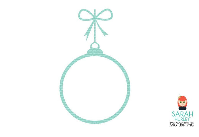 Bauble Frame SVG Sarah Hurley 