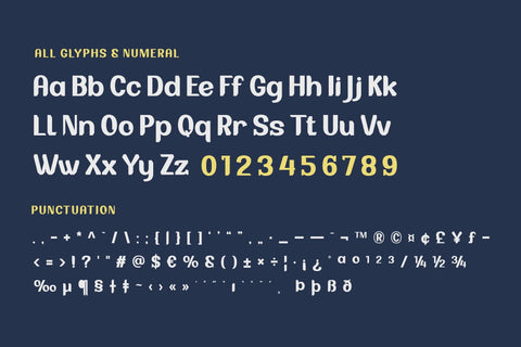 BAXAU | Display Hero Font Font twinletter 