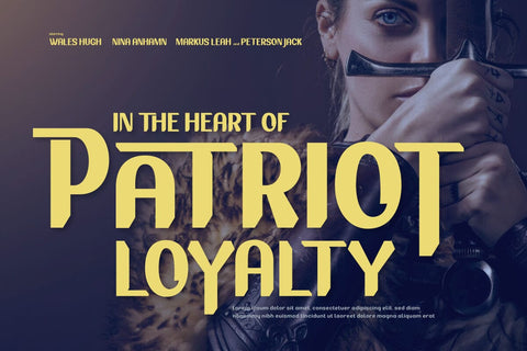 BAXAU | Display Hero Font Font twinletter 