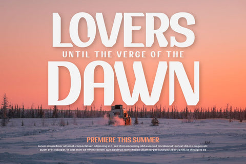 BAXAU | Display Hero Font Font twinletter 