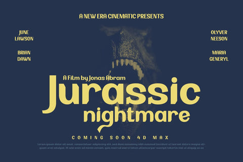 BAXAU | Display Hero Font Font twinletter 