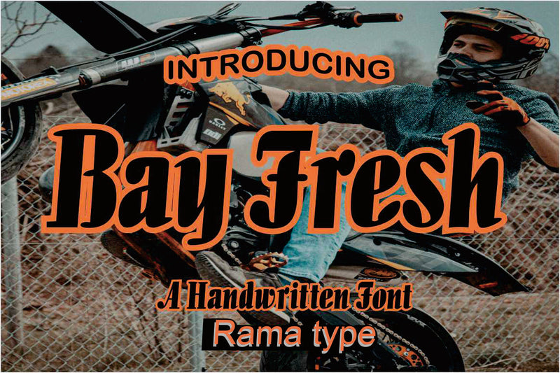 Bay fresh Font Rama Type 