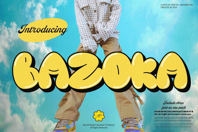 Bazoka Font Jun Creative 