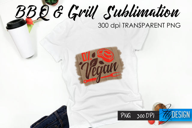 BBQ & Grill T-Shirt Sublimation Design | Father’s Day T-Shirt Design Sublimation Fly Design 