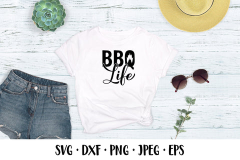 BBQ life SVG. Grilling quote. Barbeque saying SVG LaBelezoka 