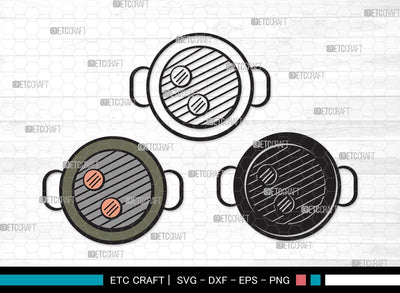 BBQ Stove SVG | Barbecue Svg | Grilling Svg | Barbecue Pan Svg | Grill Svg | Kitchen Svg | BBQ Stove Clipart SVG ETC Craft 