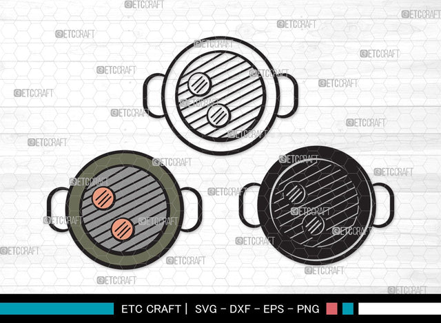 BBQ Stove SVG | Barbecue Svg | Grilling Svg | Barbecue Pan Svg | Grill Svg | Kitchen Svg | BBQ Stove Clipart SVG ETC Craft 