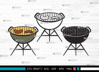 BBQ Stove SVG | Barbecue Svg | Grilling Svg | Barbecue Pan Svg | Grill Svg | Kitchen Svg | BBQ Stove Clipart SVG ETC Craft 