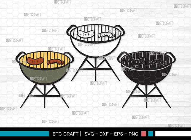 BBQ Stove SVG | Barbecue Svg | Grilling Svg | Barbecue Pan Svg | Grill Svg | Kitchen Svg | BBQ Stove Clipart SVG ETC Craft 