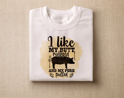 BBQ Sublimation Designs Bundle, 6 BBQ Quotes PNG Files, Beer And BBQ PNG, BBQ Master PNG, I Like My Butt Rubbed And My Pork Pulled PNG Sublimation HappyDesignStudio 