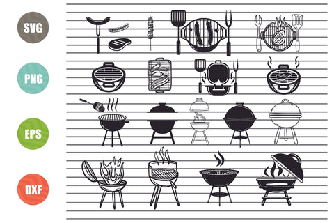 BBQ SVG Bundle, Barbecue Svg, Bbq Svg, Meat Svg, Grill Svg, Grilling Svg SVG Artstoredigital 