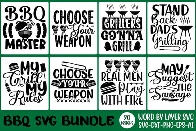 BBQ SVG Bundle, SVG Cut File, SVGs, Quotes and Sayings, Food & Drink, Holiday,On Sale, SVG Rafiqul20606 