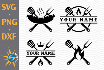 BBQ Tools Crossed SVG, PNG, DXF Digital Files Include SVG SVGStoreShop 