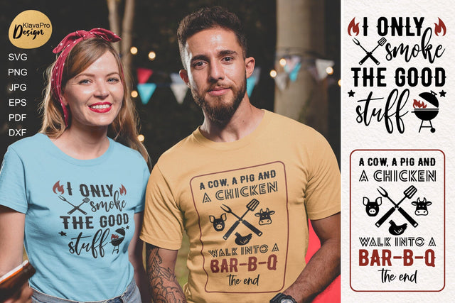 BBQ | Two Barbecue Svg| Funny Grilling Svg SVG Klava P 