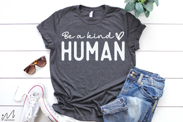 Be a kind human svg, Christian t shirt svg, Jesus t shirt svg SVG Isabella Machell 