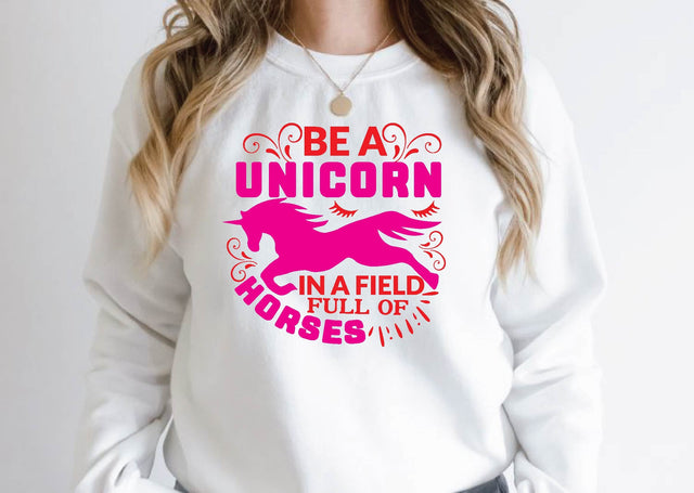 be a unicorn in a field full of horses SVG farhad farhad 