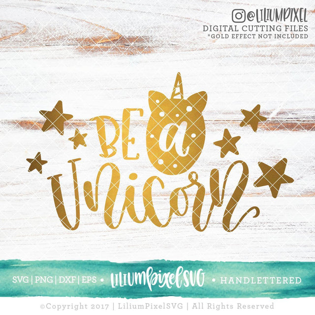 Be A Unicorn SVG Lilium Pixel SVG 