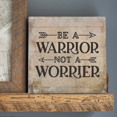 Be A Warrior Not A Worrier SVG Sarah Hurley 