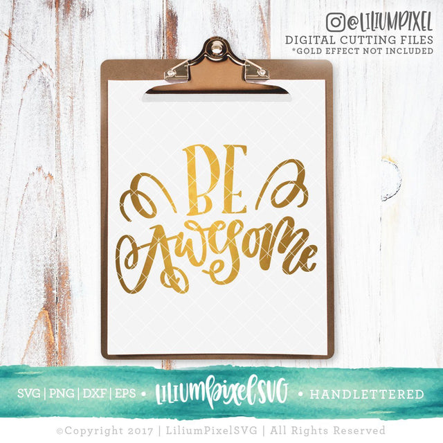 Be Awesome SVG Lilium Pixel SVG 