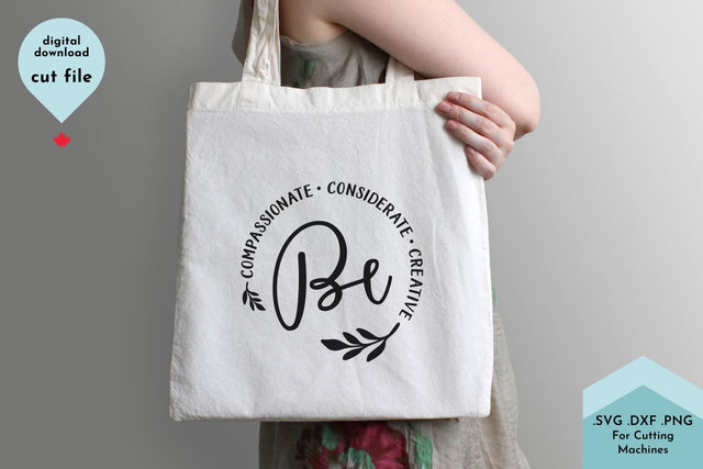 Be Compassionate - Inspirational SVG SVG Lettershapes 