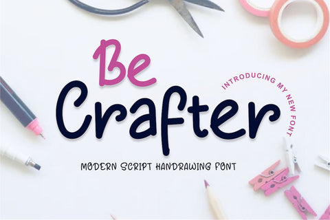 Be Crafter Font twinletter 