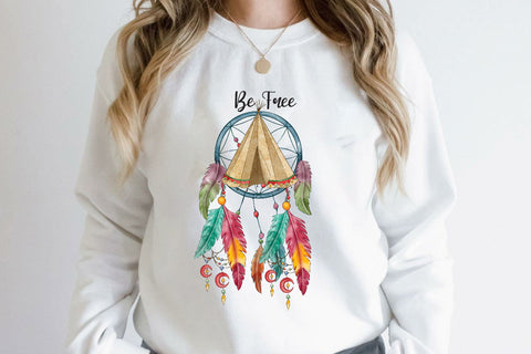 Be Free Dream Catcher Sublimation Sublimation Rupkotha 