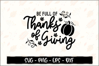 Be full of thanks of giving SVG SVG Shetara Begum 
