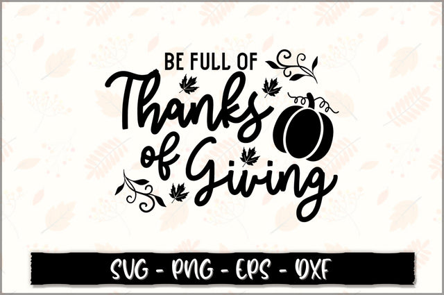 Be full of thanks of giving SVG SVG Shetara Begum 