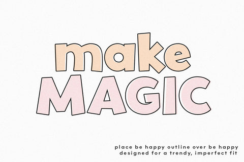 Be Happy - Fun Handwritten Font Font KA Designs 