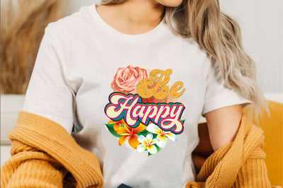 be happy Sublimation SVGArt 