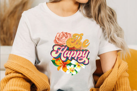 be happy Sublimation SVGArt 