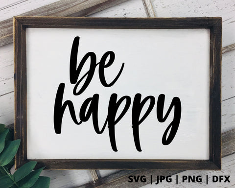 Be Happy SVG Good Morning Chaos 