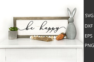 be happy svg SVG Chamsae Studio 