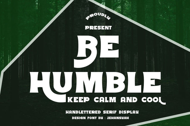 Be Humble Font JH-CreativeFont 