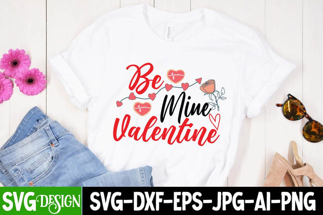 Be ine Valentine SVG Cut File , Valentine;s Day SVG Cut File SVG BlackCatsMedia 