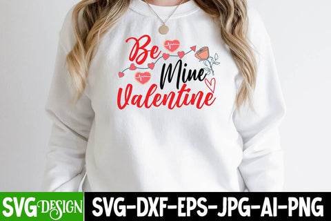 Be ine Valentine SVG Cut File , Valentine;s Day SVG Cut File SVG BlackCatsMedia 