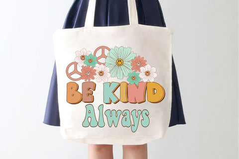 Be Kind Always Retro Sublimation Design Sublimation Creativeart88 
