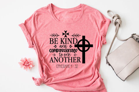 Be kind and compassionate to one another ephesians 4 : 32 SVG SVG DESIGNISTIC 