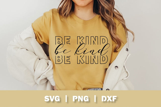 Be Kind Inspirational SVG SVG Ikonart Design Shop 
