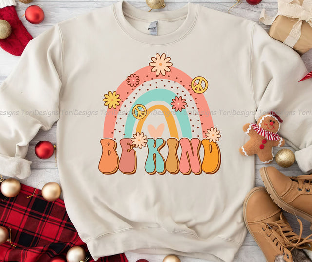 Be Kind PNG, Inspirational Png, Retro Inspirational Png, Kindness Png, Self Love, Positive Quotes, Motivational Png, Mental Health Sublimation Sublimation ToriDesigns 