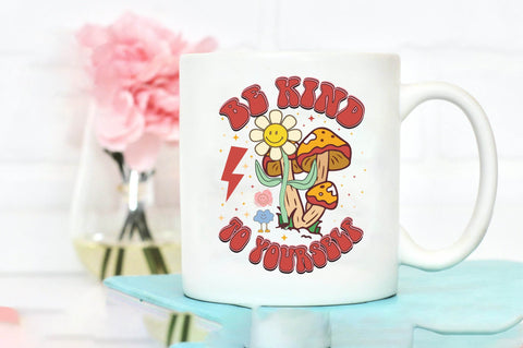 Be Kind Retro Hippie Sublimation SVG designartist 