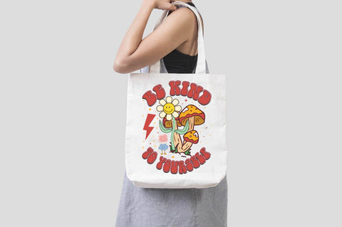 Be Kind Retro Hippie Sublimation SVG designartist 