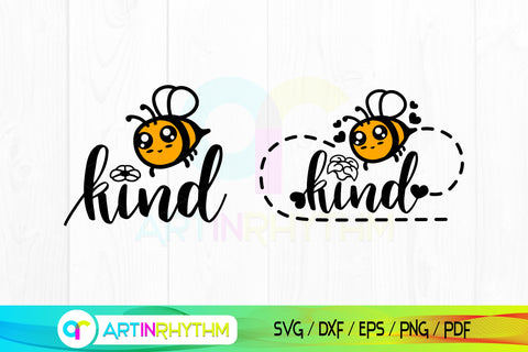 Be Kind Svg, Bee Kind Shirt Design, Bee Svg SVG Artinrhythm shop 