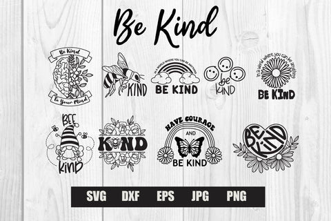 Be Kind svg Bundle SVG dadan_pm 