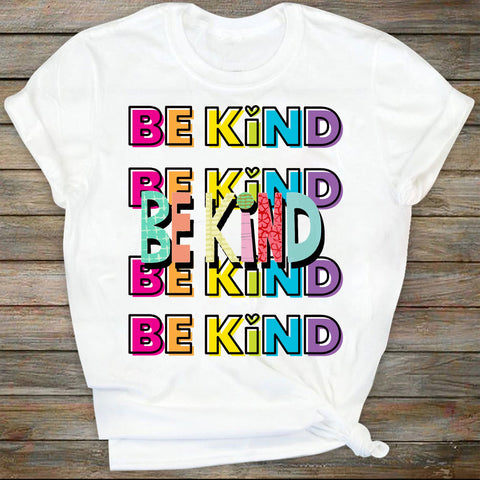 Be Kind svg file for sublimation printing, Kindness svg Sublimation, T-shirt design, Be Kind,, Svg File for Cricut, Ai, Png, Dxf. Eps SVG DiamondDesign 