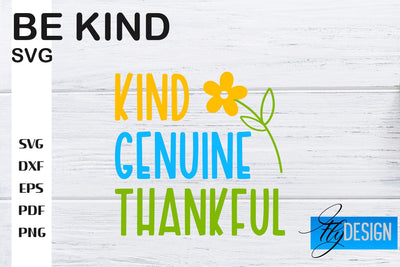 Be Kind SVG | Kindness Quotes SVG | Happy Design SVG Fly Design 