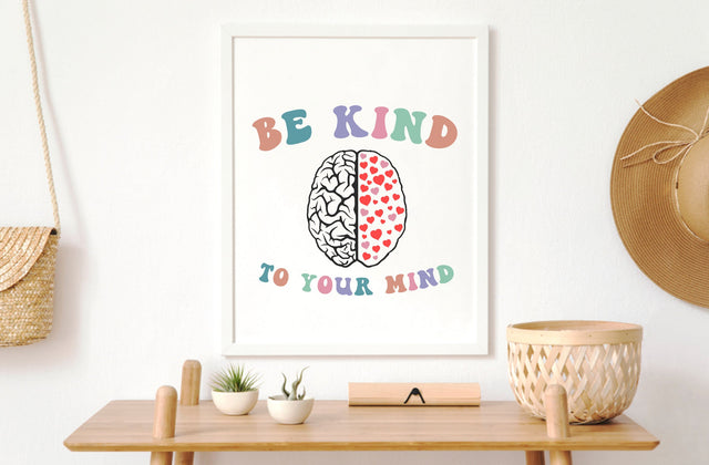 Be Kind to Your Mind, Mental Health SVG SVG MD mominul islam 