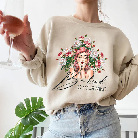 Be Kind to Your Mind PNG file Digital Download sublimation design Sublimation DiamondDesign 