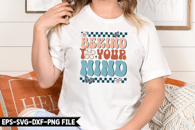 BE KIND TO YOUR MIND retro SVG SVG CraftingStudio 