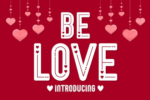 Be Love Decorative Font Font Fox7 By Rattana 